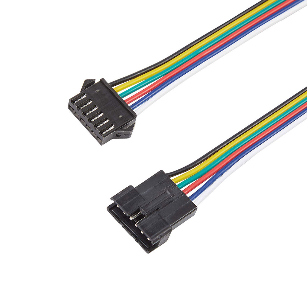RGBCCT LED Strip 6pin JST Connector Male to Female - 1 Pair
